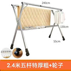Tendedero de Ropa Plegable Telescópico para Interior y Exterior, Vertical Móvil para Edredones y Colgadores, Forma X