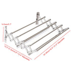 Colgador de ropa plegable montado en pared
