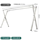Tendedero de Ropa Plegable Telescópico para Interior y Exterior, Vertical Móvil para Edredones y Colgadores, Forma X