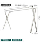 Tendedero de Ropa Plegable Telescópico para Interior y Exterior, Vertical Móvil para Edredones y Colgadores, Forma X