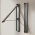 Tendedero de Ropa Plegable para Ventana y Balcón, Extensible e Invisible, Colgador de Pared Sin Taladro