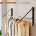 Tendedero de Ropa Plegable para Ventana y Balcón, Extensible e Invisible, Colgador de Pared Sin Taladro