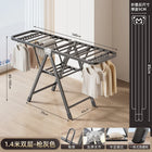 Tendedero de Ropa Plegable para Balcón, Hogar, Secado de Edredones, Ropa de Bebé, Colgador Exterior