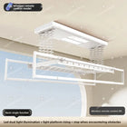 Estructura de aluminio resistente y ganchos de plástico ABS