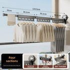 Tendedero de Ropa Plegable con Ventosa, Colgador para Interior y Exterior, Diseño Sin Taladro, Compacto y Resistente
