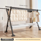 Tendedero de Ropa Telescópico Plegable de Pie - Ajustable Interior y Exterior