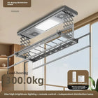 Tendedero de Ropa Eléctrico con Control Remoto, Aleación de Aluminio, Plegable con Luz para Balcón