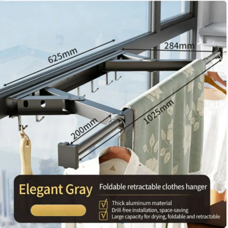 Dimensiones del tendedero plegable