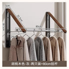 Tendedero de Ropa Plegable de Pared Sin Taladro de Aluminio y Ahorro de Espacio para Balcón y Interior