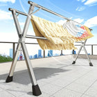 Tendedero plegable con barras ajustables