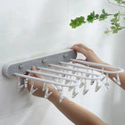 Tendedero plegable ahorra espacio en baño