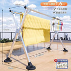 Tendedero de Ropa Plegable Telescópico para Interior y Exterior, Vertical Móvil para Edredones y Colgadores, Forma X