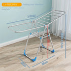 Tendedero de Ropa Plegable de Acero Inoxidable para Interior y Exterior – Balcón, Jardín y Más