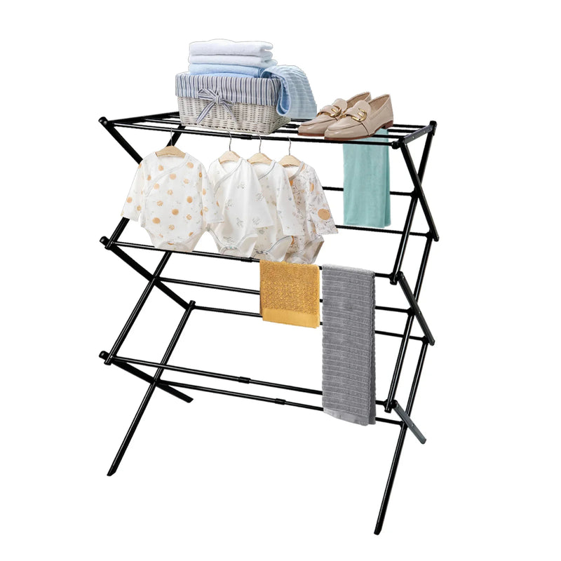 Tendedero plegable con protectores de goma