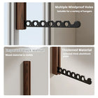 Organizador invisible de ropa para pared