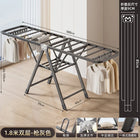 Tendedero de Ropa Plegable para Balcón, Hogar, Secado de Edredones, Ropa de Bebé, Colgador Exterior