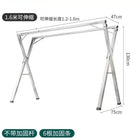 Tendedero de Ropa Plegable Telescópico para Interior y Exterior, Vertical Móvil para Edredones y Colgadores, Forma X