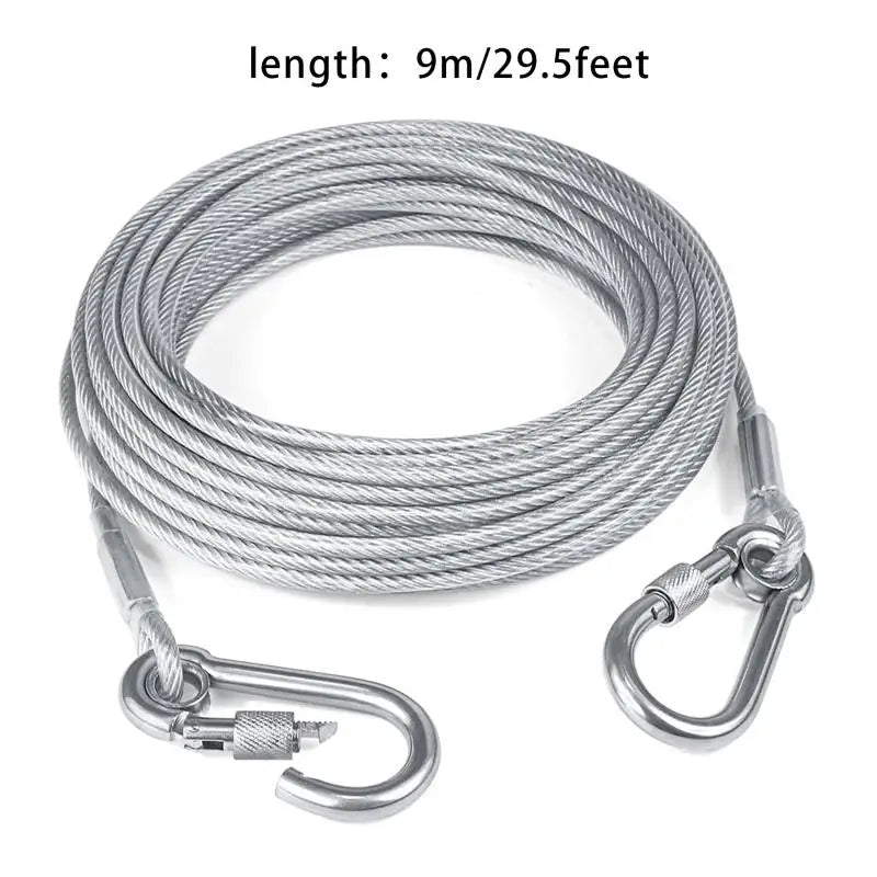 Tendedero de Ropa Portátil de Acero Inoxidable 3-15 m