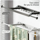 Instalación sin perforaciones del tendedero