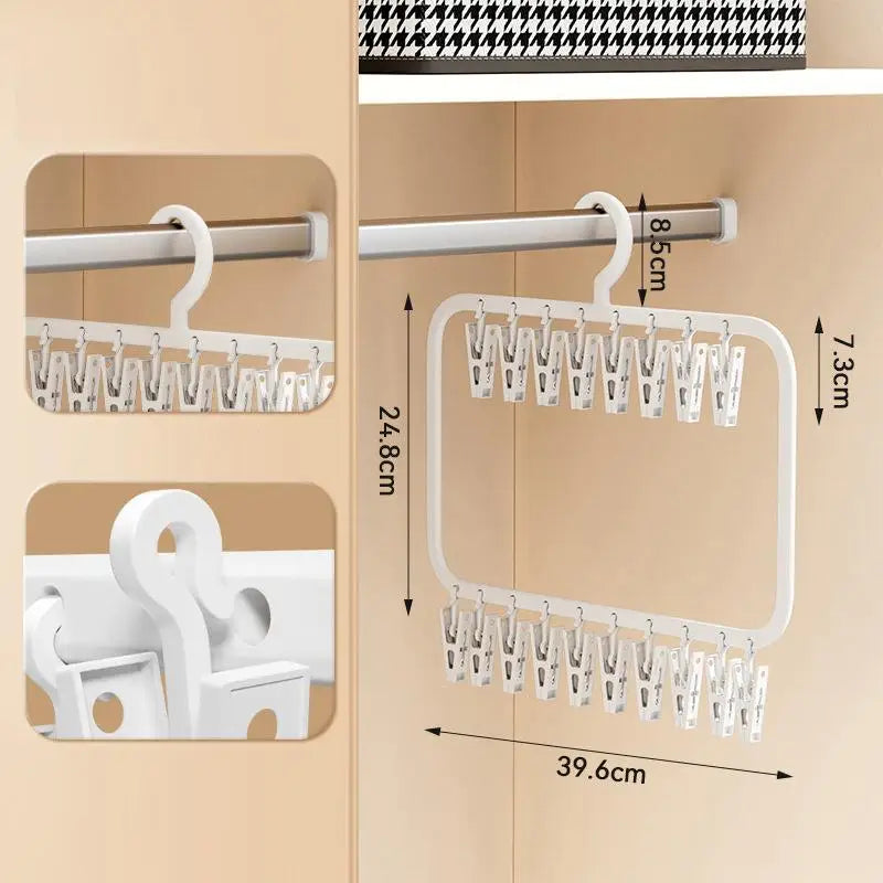 Dimensiones compactas del tendedero plegable