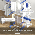 Estructura de acero inoxidable del tendedero Homcom