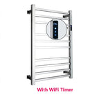Tendedero de Ropa Eléctrico con Control de Temperatura y Tiempo, Acero Inoxidable 304, Calienta Toallas, 780x500x120mm, 110V/220V