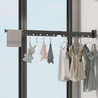 Colgador de Ropa Plegable Retráctil - Tendedero de Aluminio para Interior y Exterior WB3027