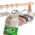 10 Piezas de Percha Multifuncional Antideslizante para Ropa Húmeda y Seca - Negro/Naranja/Gris