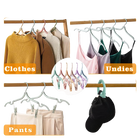 12 Percheros Plegables de Viaje con Pinzas - Portátiles y Plegables para Secado y Viaje