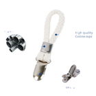 5 Pinzas Antideslizantes de Baño para Toallas - Clip de Acero Inoxidable y Algodón para Calcetines y Ropa - Organizador de Almacenamiento para el Hoga