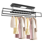 BYMAOCAR Tendedero Eléctrico Retráctil 220V Techo/Pared 35kg Control Remoto Negro