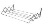 Cofan - Tendedero de Pared Extensible de Aluminio, Plegable con 6 Barras, 80 x 45.5 cm