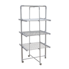 Cofan tendedero eléctrico de torre con ruedas y freno, 300W, secado rápido