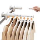 Colgador de Ropa para Ventana Portátil, Tendedero Plegable Telescópico para Interior Hogar y Viaje