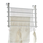 Colgador de Ropa Plegable de Pared Retráctil - Secador de Aluminio para Interior y Exterior