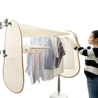 Cubierta Impermeable para Tendedero Exterior, 160 cm, Nylon Resistente a UV, Antipolvo y Antipájaros con Cremallera Fácil