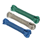 Cuerda para Tender Ropa 20m - Cable de Acero Antiviento para Jardín y Camping