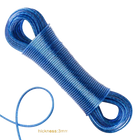 Cuerda para Tender Ropa 20m - Cable de Acero Antiviento para Jardín y Camping