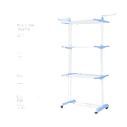 Emipro - Tendedero plegable de 4 niveles, alta resistencia, acero inoxidable, 77x44x160 cm, ideal para secado eficiente y ahorro de espacio, fácil mon