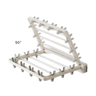 Estante Multigarra para Secar Calcetines y Ropa, Perchero de Pared Plegable sin Perforaciones, Organizador de Toallas