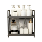 Estante Organizador Doble de Escritorio, Tendedero de Ropa para Cocina y Baño, Estante para Perfumes y Cosméticos para Tocador
