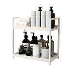 Estante Organizador Doble de Escritorio, Tendedero de Ropa para Cocina y Baño, Estante para Perfumes y Cosméticos para Tocador