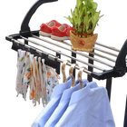 Estante Plegable Multifuncional para Balcón: Secador de Zapatos, Toallas y Ropa Interior