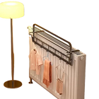 Estante Secador de Radiador de Pared Extraíble con Varillas - Ahorro de Espacio para Prendas de Invierno (Negro/Blanco)