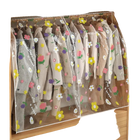 Funda Impermeable para Ropa, Cubierta Antipolvo Engrosada, Organizador Colgante para Armario de Gran Capacidad