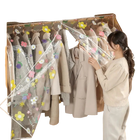 Funda Impermeable para Ropa, Cubierta Antipolvo Engrosada, Organizador Colgante para Armario de Gran Capacidad