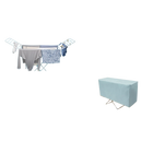 Funda para tendedero de ropa calefactado, cubierta de poliéster, protectora plegable, accesorio para el hogar