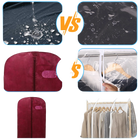 Funda Protectora para Ropa con Cremallera, Reutilizable, Transparente e Impermeable, PEVA
