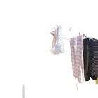 Funda Protectora para Tendedero de Ropa Giratorio - Cubierta Antiviento e Impermeable con Cuerda Anti-UV