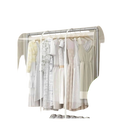 Funda Transparente para Perchero de Ropa, Cubierta Antipolvo de PEVA con Cremallera, Impermeable Protector de Ropa